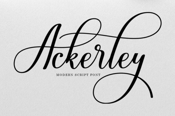 Ackerley: The Elegant Script Font for Polished Brand Identity