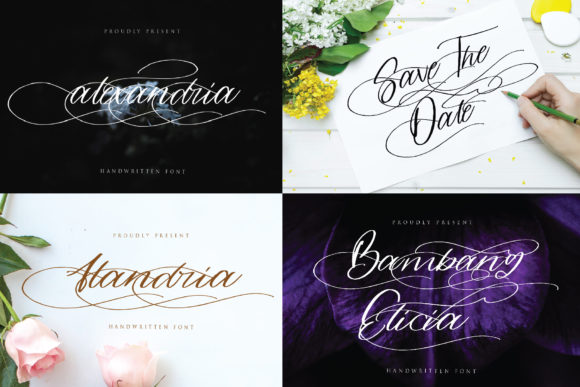Alandria: Elevating Editorial Design with Handwritten Elegance