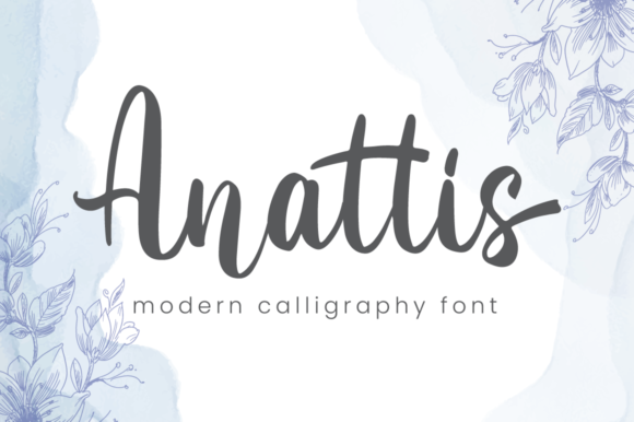 Anattis: A Handwritten Typeface for Polished Brand Identity