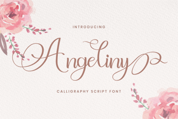 Angeliny Typeface: A Delicate Script for Elegant Branding
