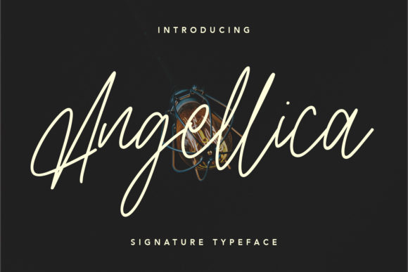 Angellica: A Handwritten Typeface for Elegant Editorial Design