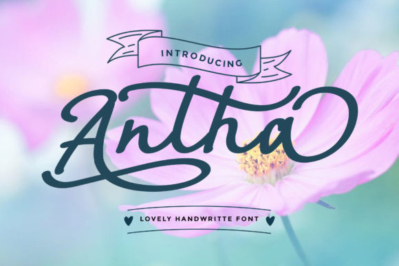 Antha: The Elegant Handwritten Font for Handmade Brands