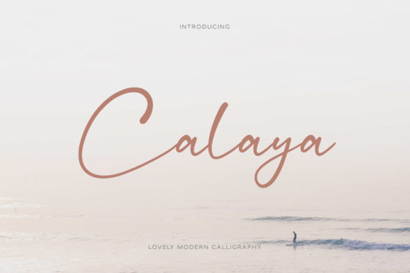 Calaya Typeface Review: Elevating Social Media Graphics with Handwritten Elegance