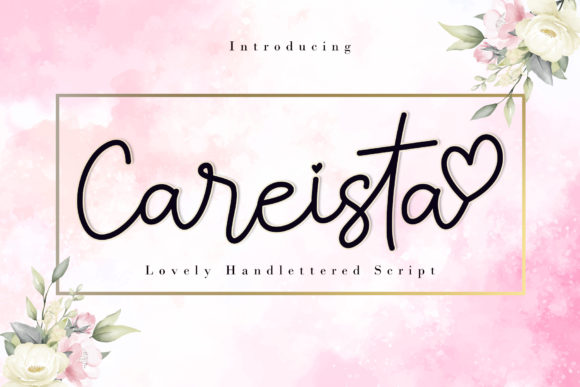 Careista: A Handwritten Typeface for Elegant Brand Identity
