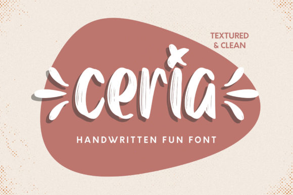 Ceria Typeface: Elevating Brand Identity with Flowing Handwritten Elegance