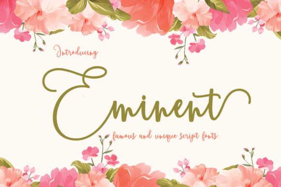 Eminent Typeface: Elevate Handmade Labels and Stationery