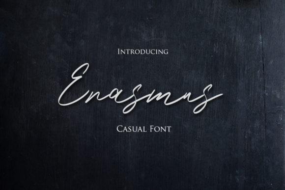 Erasmus Typeface Review: Elegant Script for Digital Branding