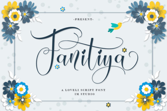 Fanitiya: A Handwritten Typeface for Elegant Editorial Design
