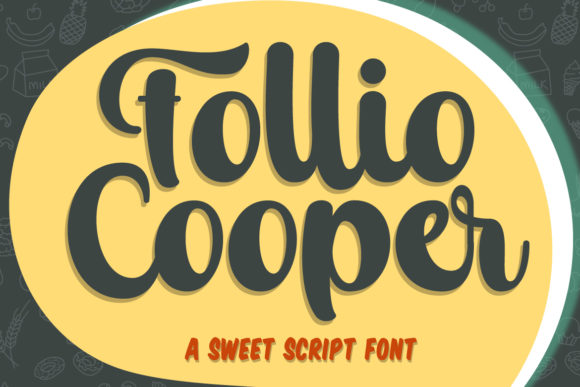Follio Cooper Typeface: A Handwritten Font for Authentic Branding
