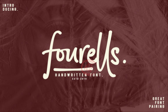 Fourells: A Refined Script Amp for Editorial Design