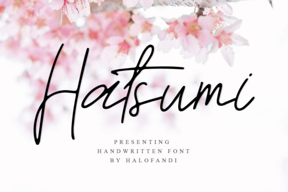 Hatsumi: A Handwritten Typeface for Editorial Elegance