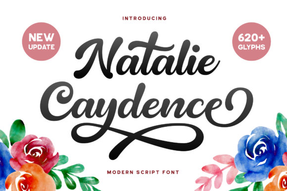 Natalie Caydence: A Handwritten Font for Polished Brand Identity