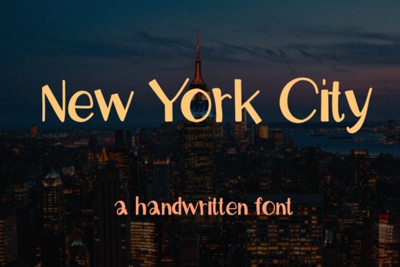 New York City: A Handwritten Font for Modern Web Design