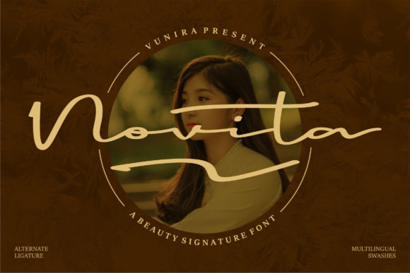 Novita Typeface: Elevating Editorial Design with Relaxed Handwritten Style