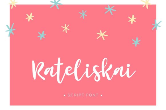 Rateliskai: A Modern Handwritten Font for Editorial Design