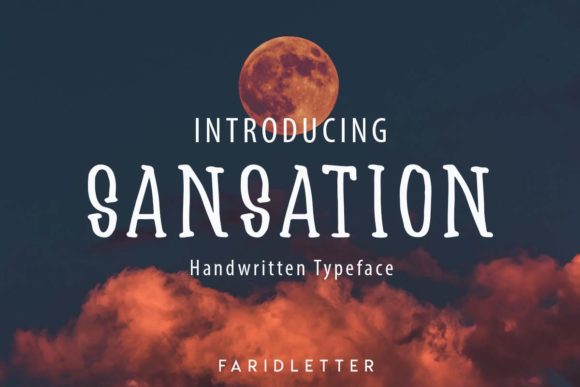 Sansation: A Handwritten Typeface for Editorial Calm