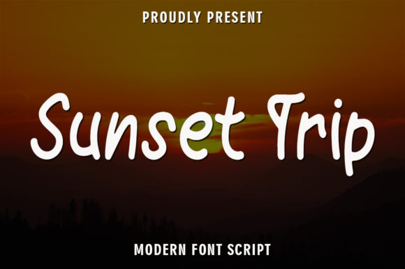 Sunset Trip Typeface Review: A Handwritten Font for Bold Branding