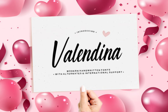 Valendina: A Script Font for Elegant Editorial Design