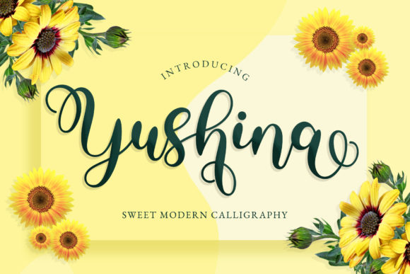 Yushina Typeface: A Modern Handwritten Font for Brand Identity